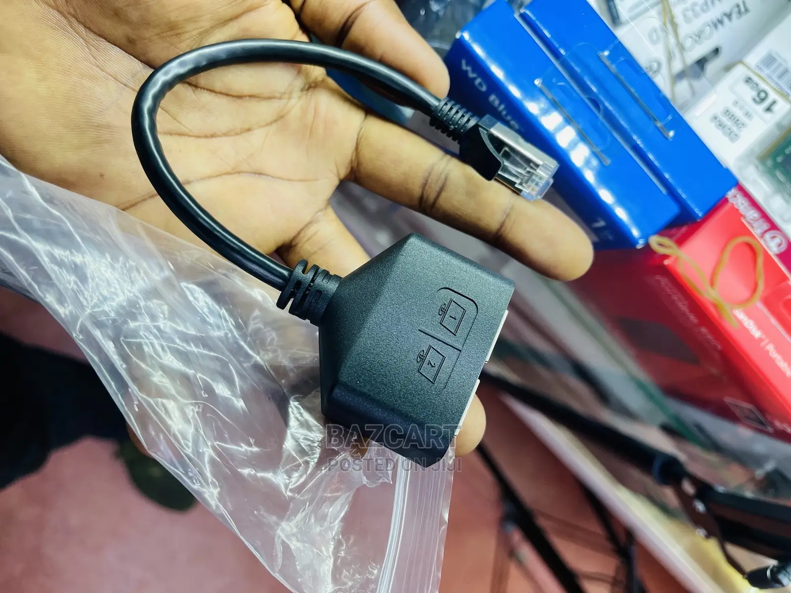 RJ45 Coupler 1 Into 2