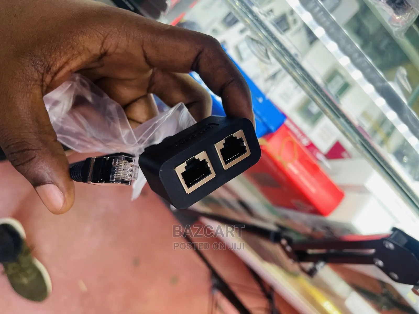 RJ45 Coupler 1 Into 2