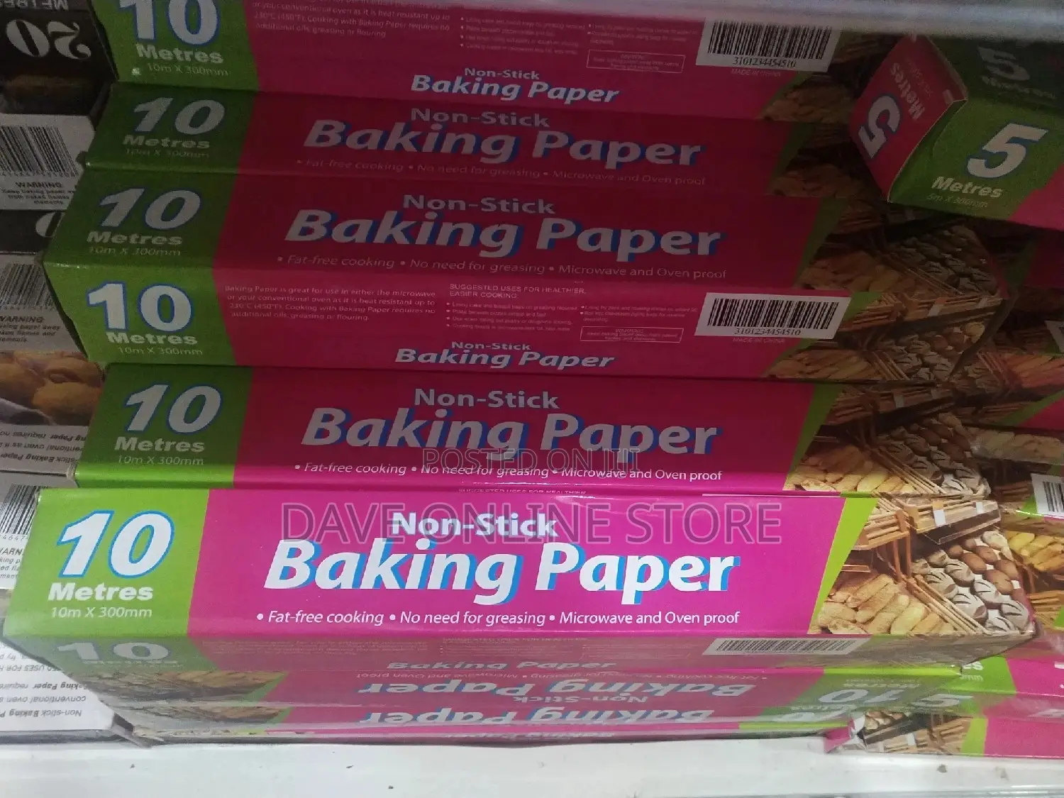10m Non Stick Baking Paper