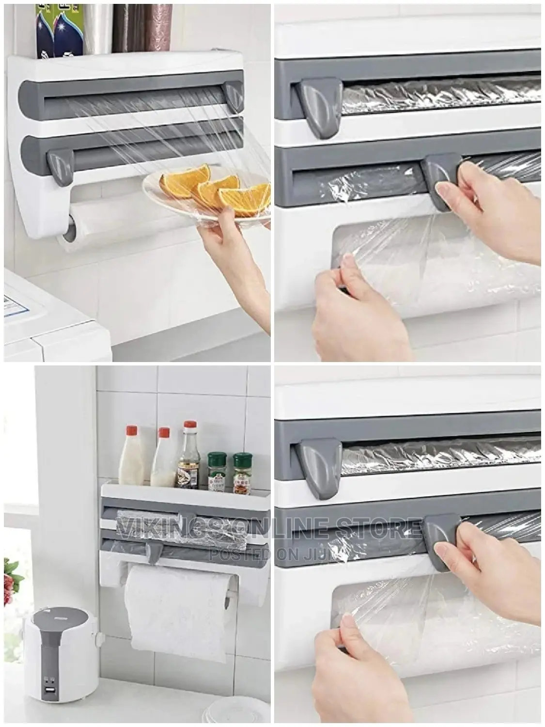 Kitchen Cling Film Cutter and Holder