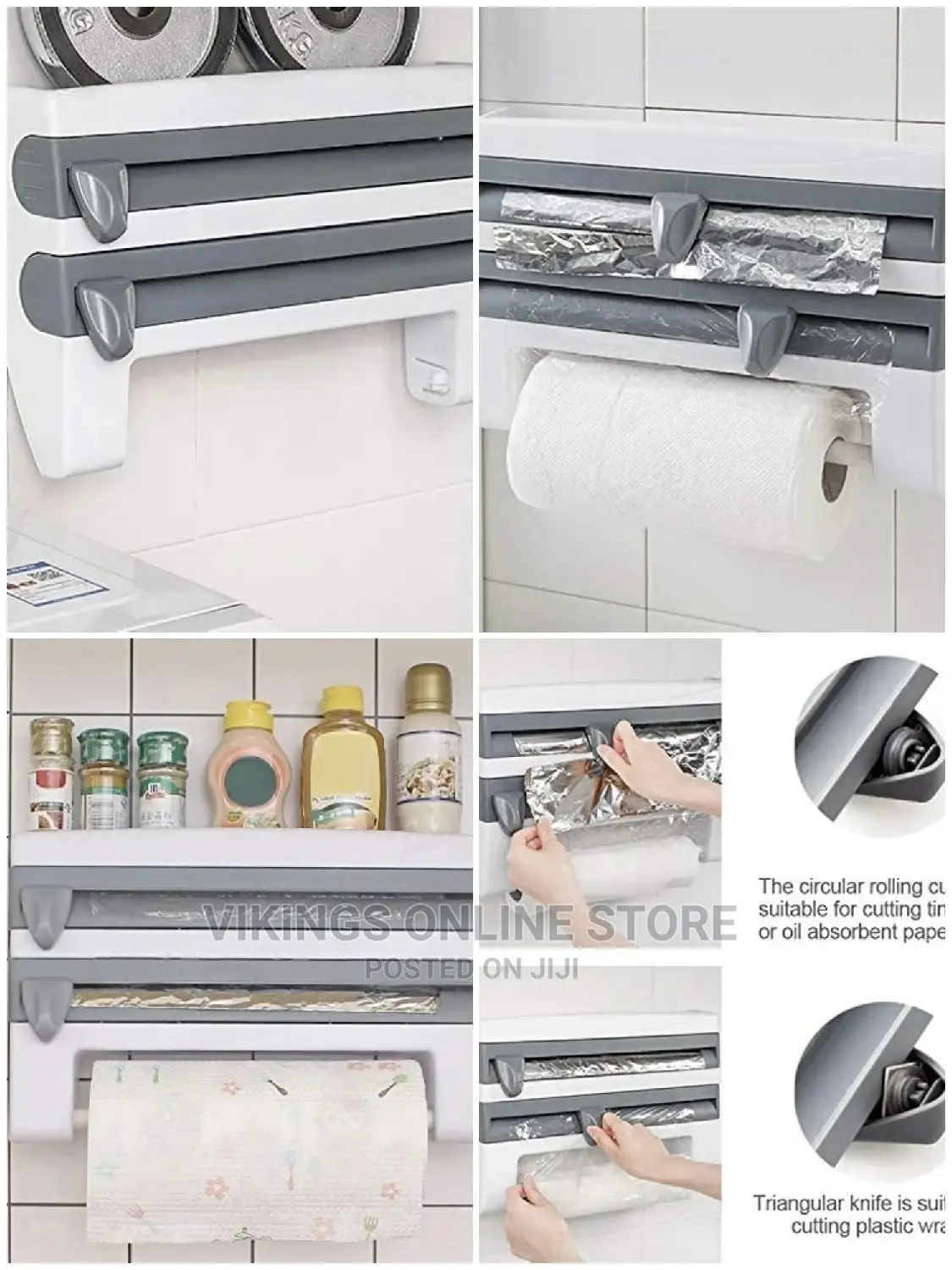Kitchen Cling Film Cutter and Holder