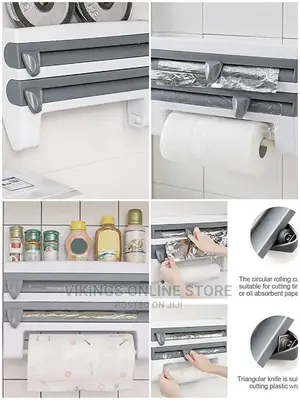 Kitchen Cling Film Cutter and Holder