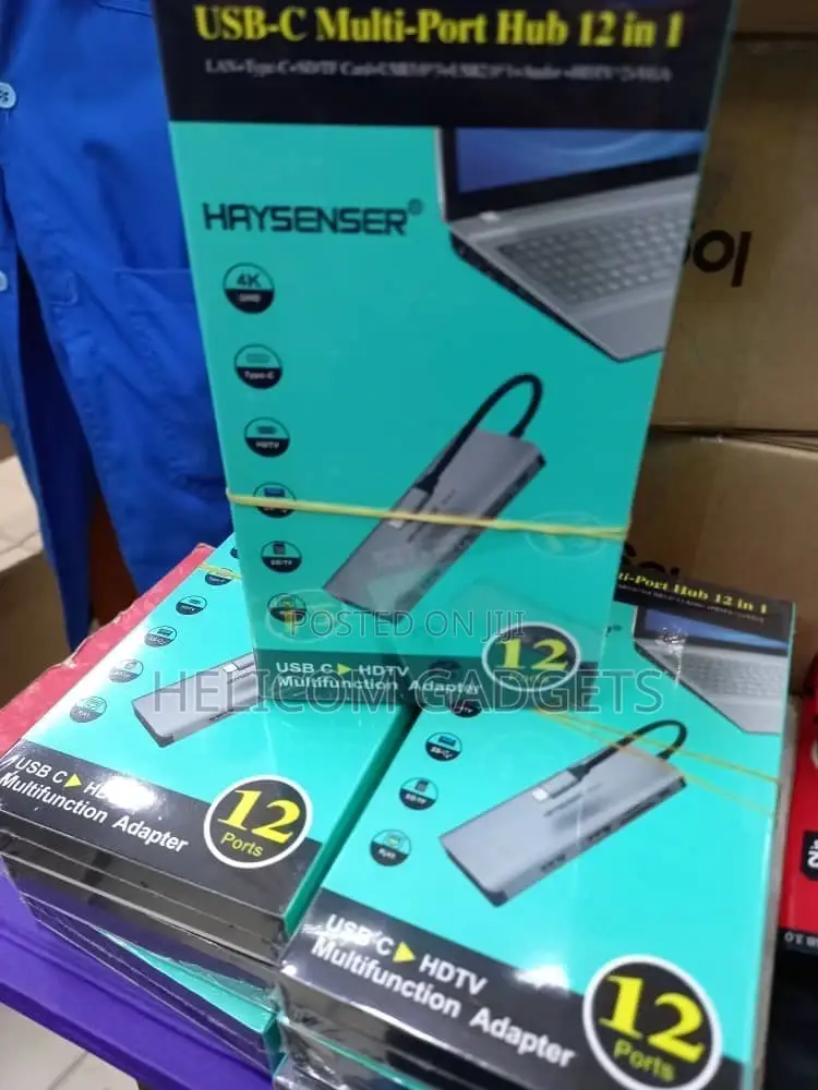 12 Ports Usb-C Multiport Hub 12 in 1