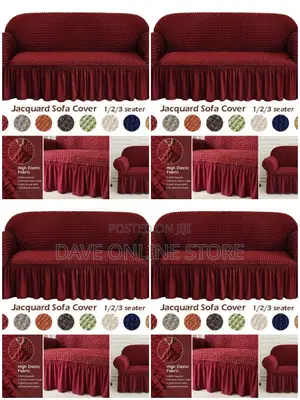 3:1:1 Maroon Sofa Covers