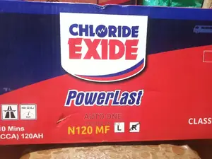 N120 MF Battery of Chloride Exide.