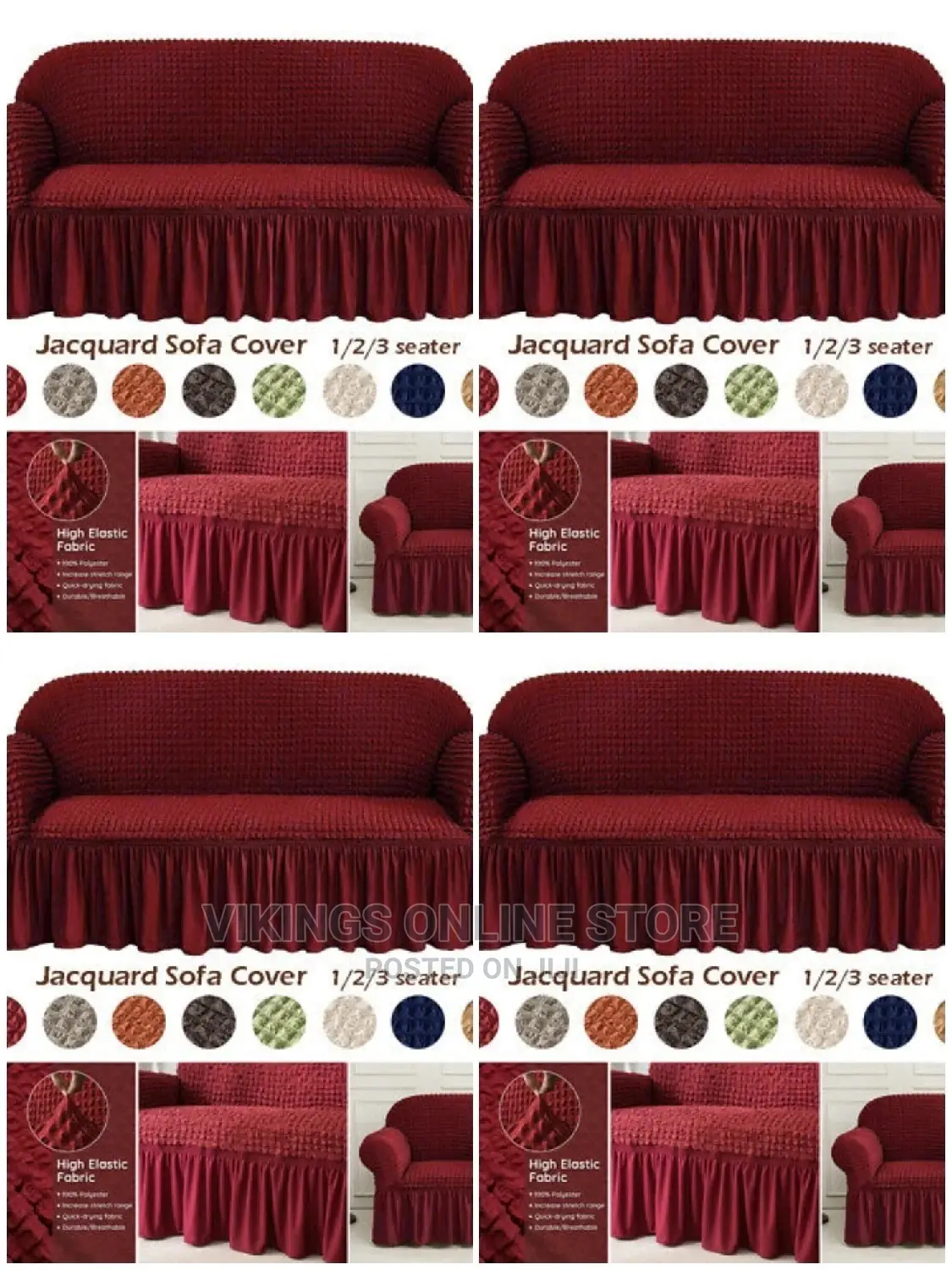 3:1:1 Elastic Sofa Covers