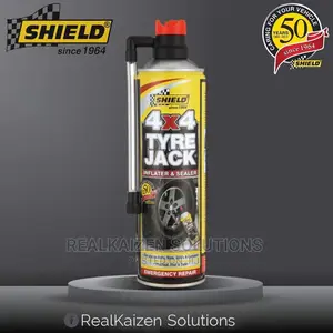 SHIELD Tyre Jack 4X4 Emergency Inflator and Sealer 500ml