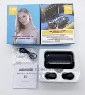 F9 Tws Earbuds With Power Bank