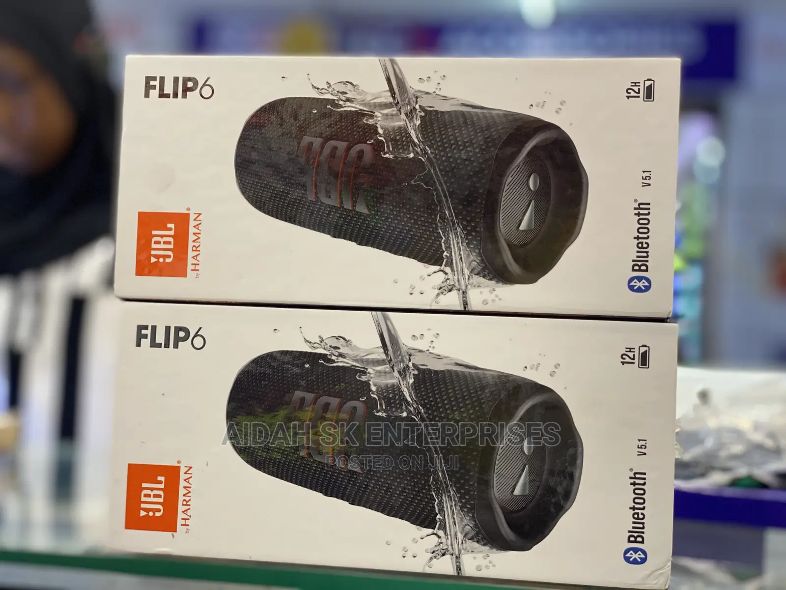 JBL Flip 6 - Portable Bluetooth Speaker, Powerful Sound