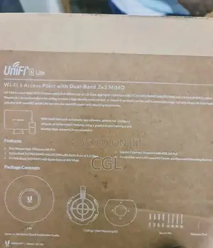 Unifi U6 Lite Ubiquiti Acesspoint Unifi 6 Lite Acess Point
