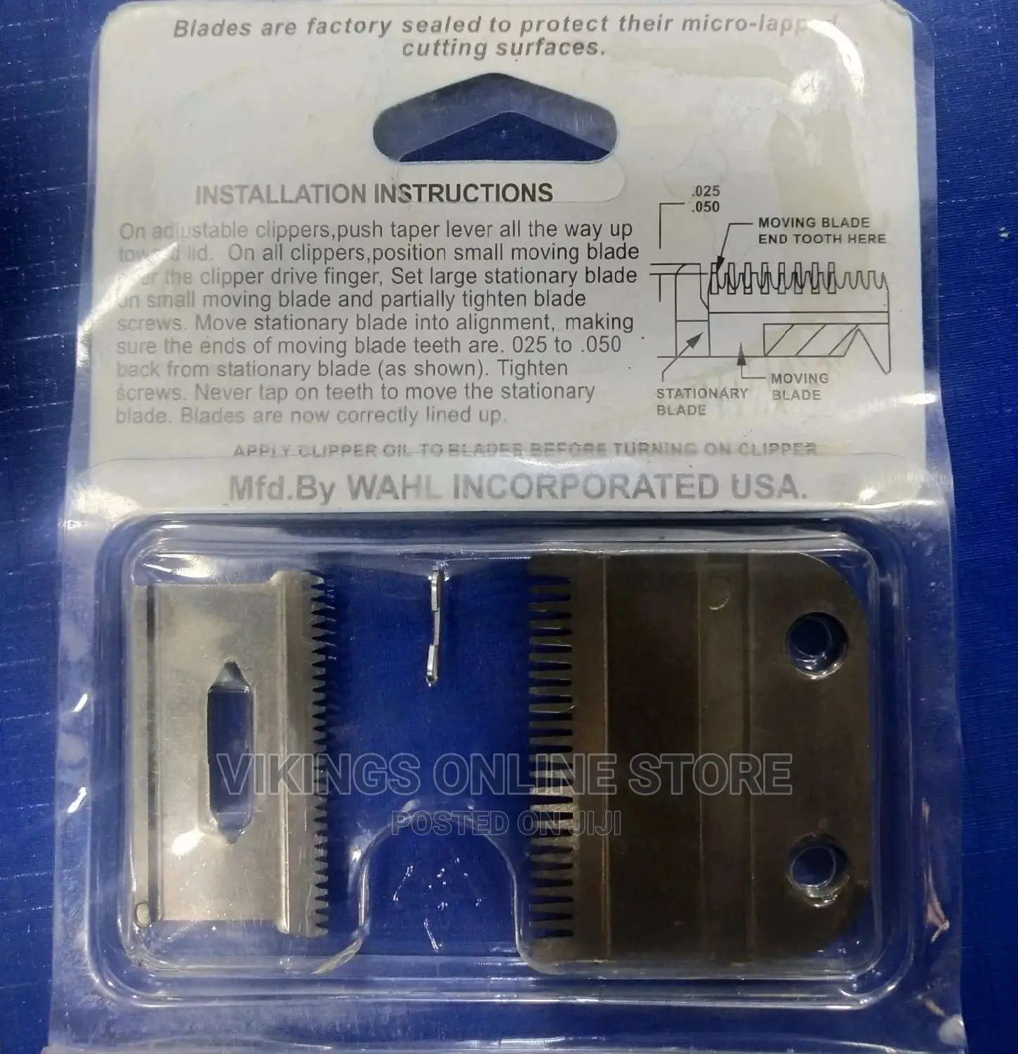 Original Wahl Super Taper Replacement Blade Set