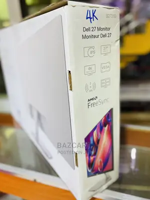 Dell 4K 27 Inch IPS Monitor With Very Thin Bezels. S2721Q