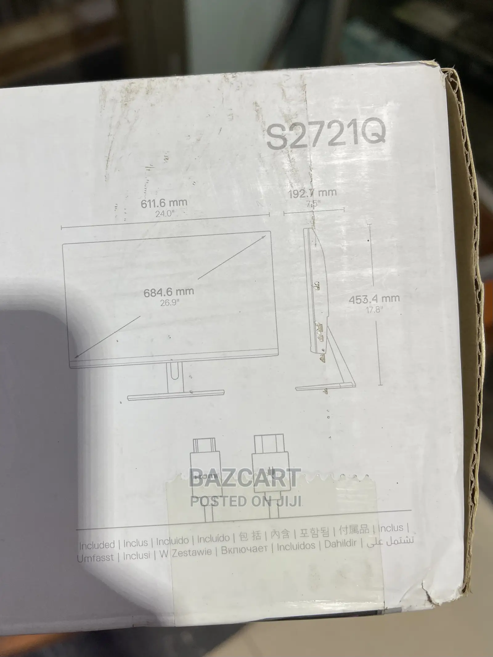Dell 4K 27 Inch IPS Monitor With Very Thin Bezels. S2721Q