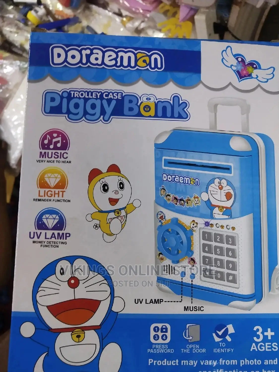 Trolley Case Piggy Bank
