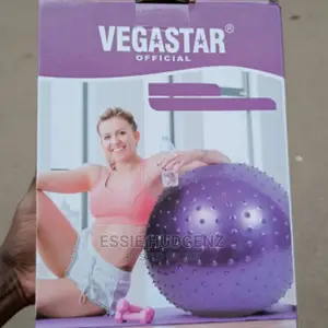 Vegastar Yoga/Gym Ball With Afoot Press Pump