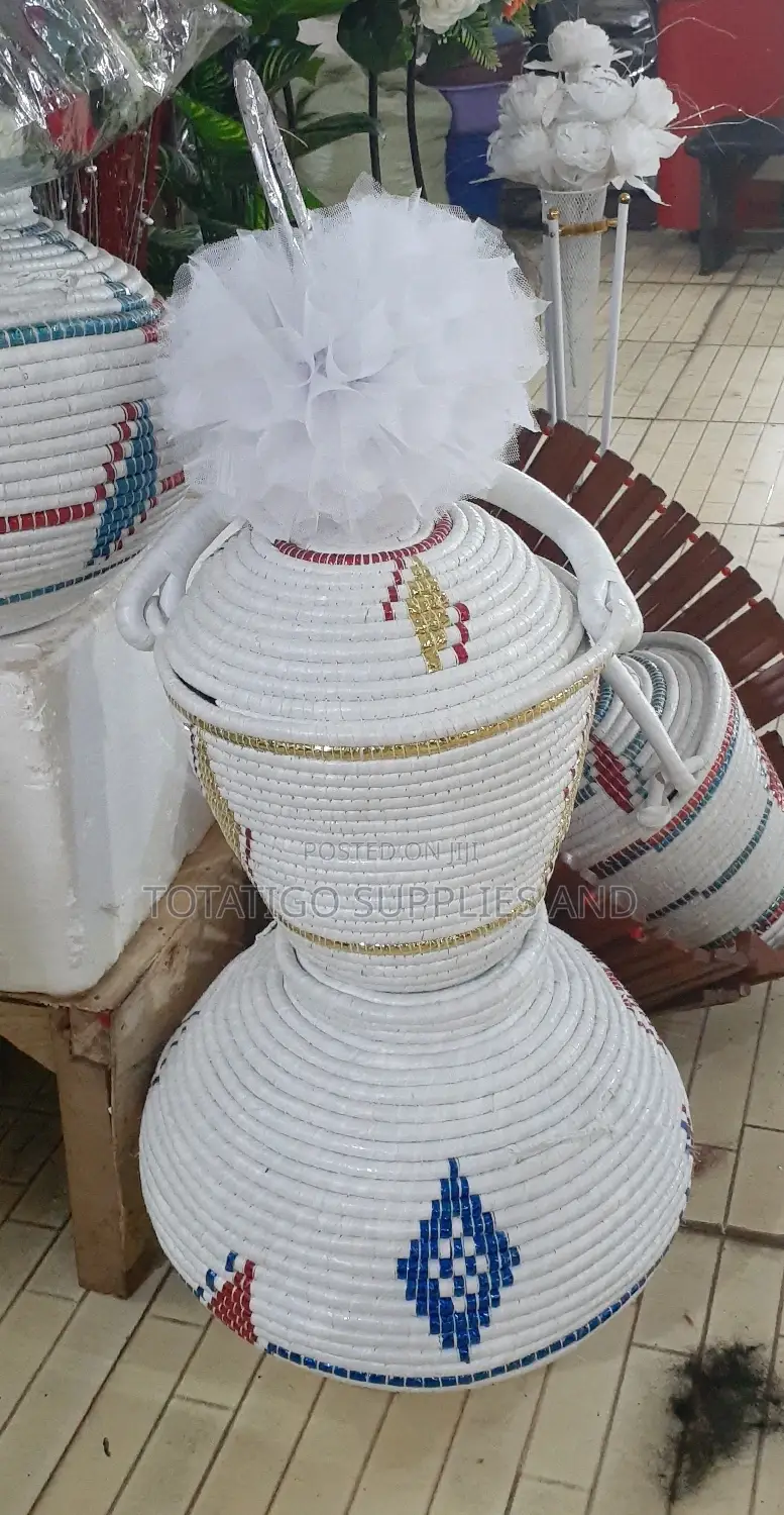 White Nice Baskets