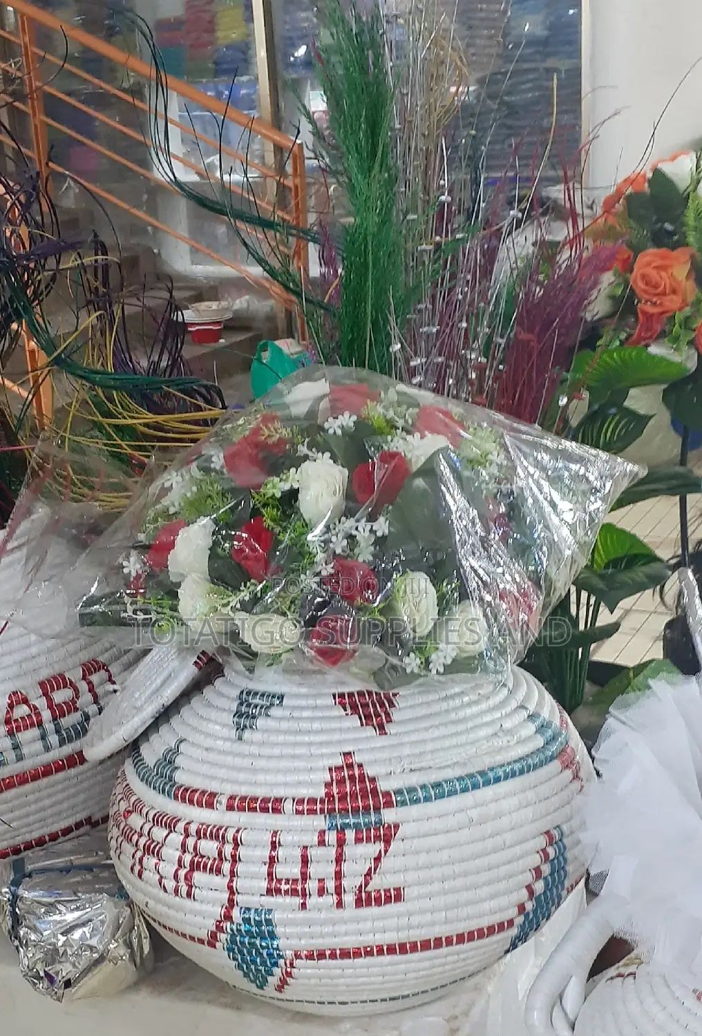 Baskets And Flowers