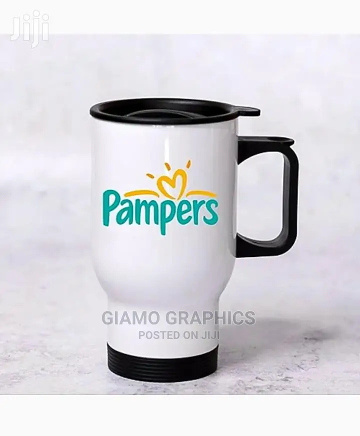 White Travel Mugs (Customized)