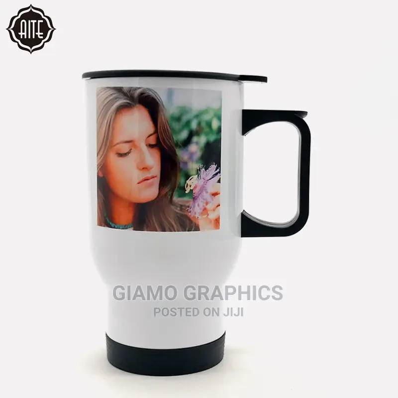 White Travel Mugs (Customized)