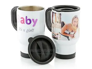 White Travel Mugs (Customized)