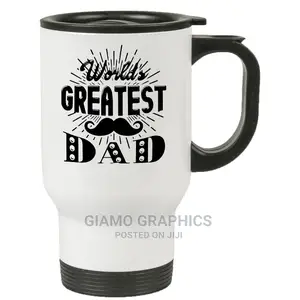 White Travel Mugs (Customized)
