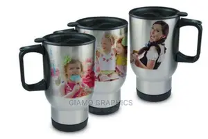 Silver Travel Mugs Customized