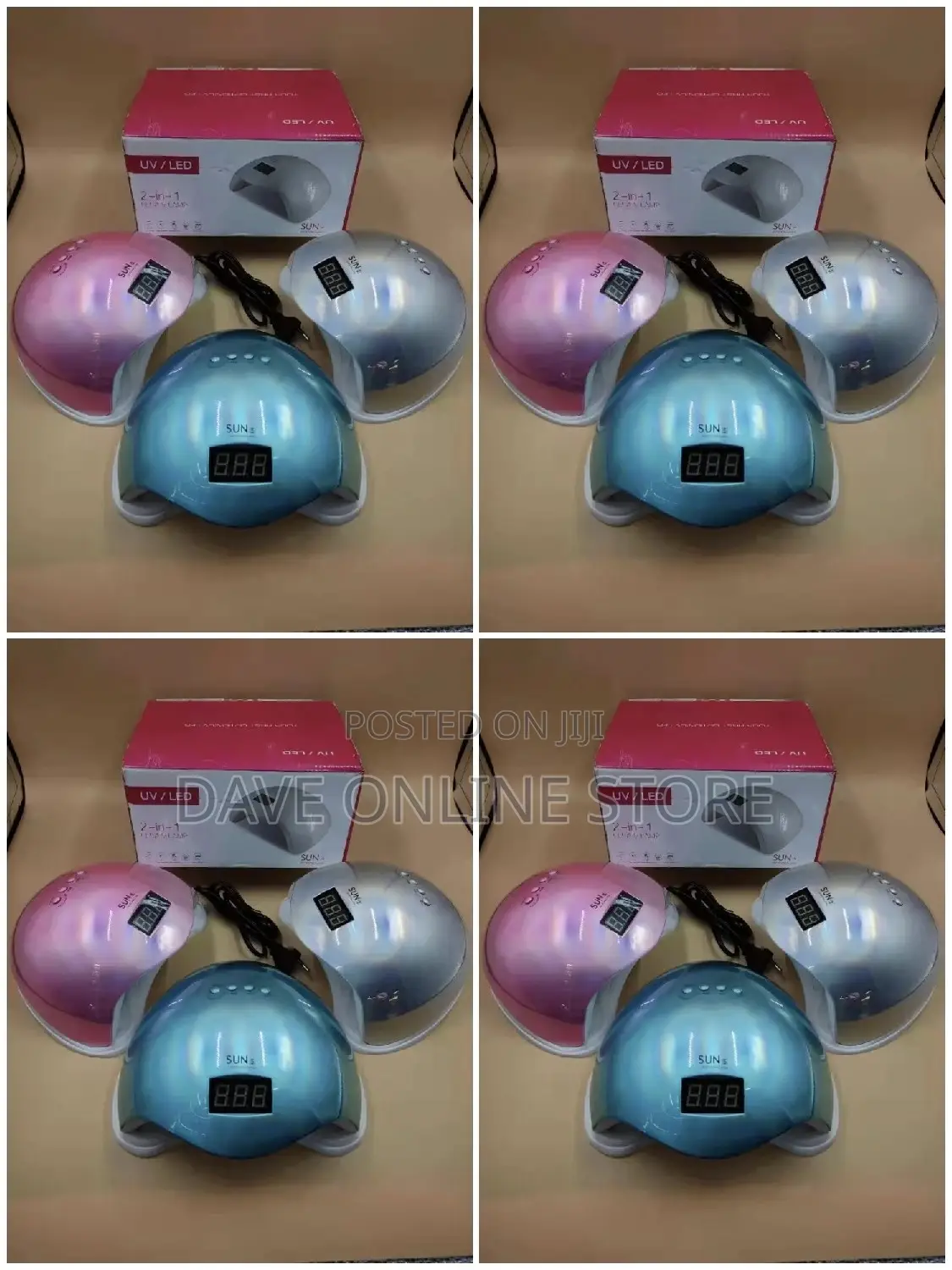 2 in 1 Led ,Uv Lamp