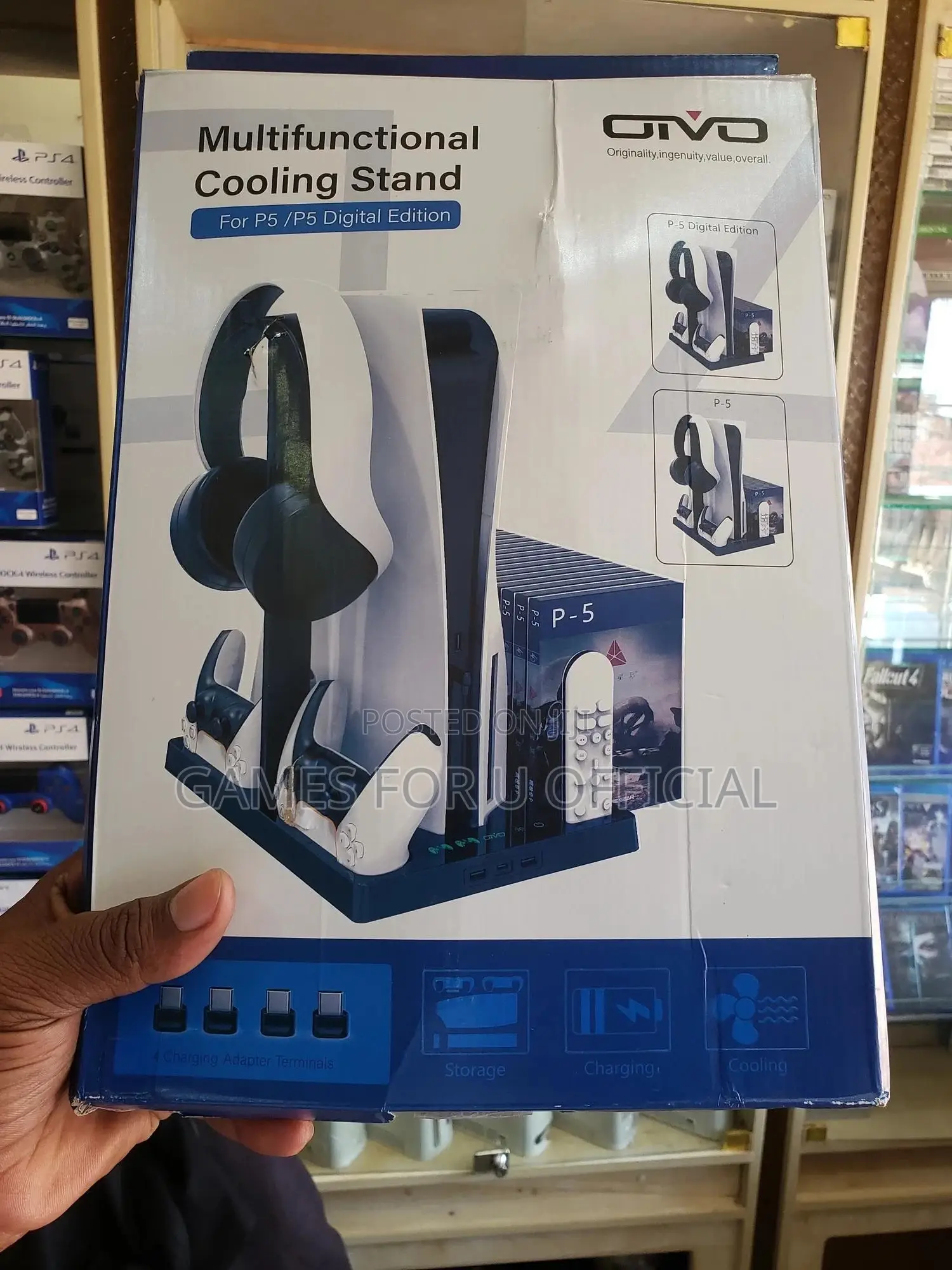 Multifunctional Ps5 Cooling Stand
