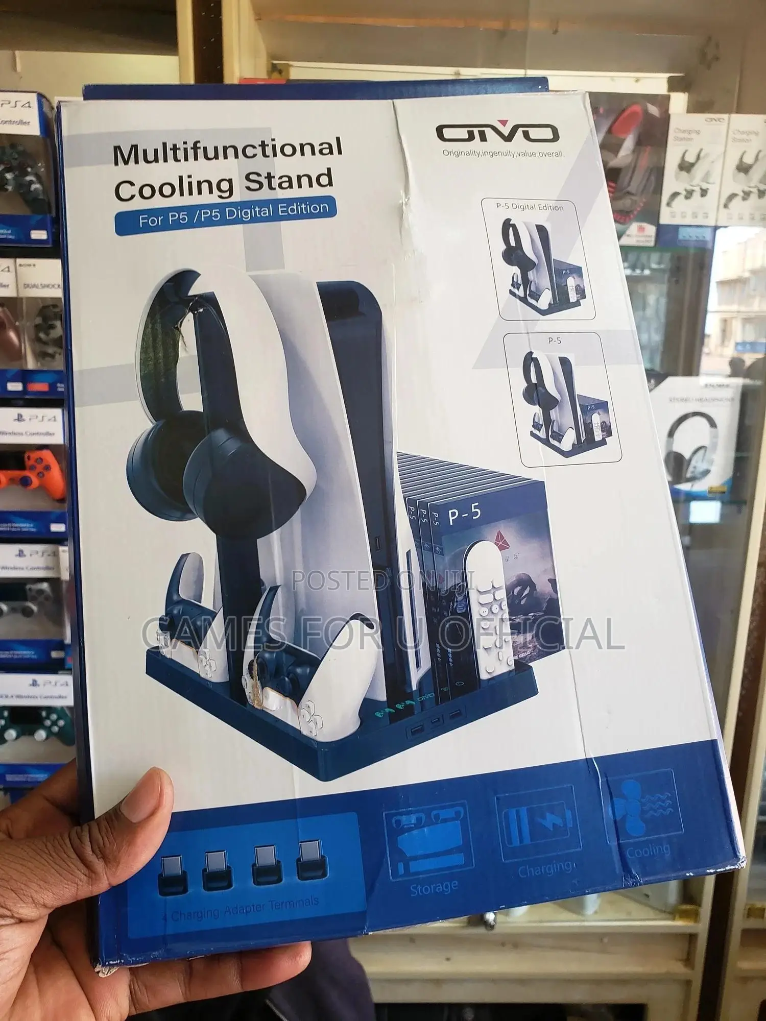 Multifunctional Ps5 Cooling Stand