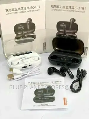 Lenovo QT81 True Wireless Bluetooth Headsets.