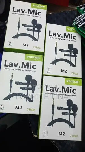 Lav.Mic Double Lavalier Microphone