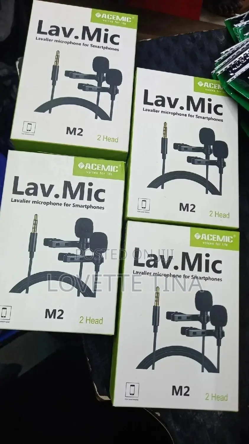 Lav.Mic Double Lavalier Microphone