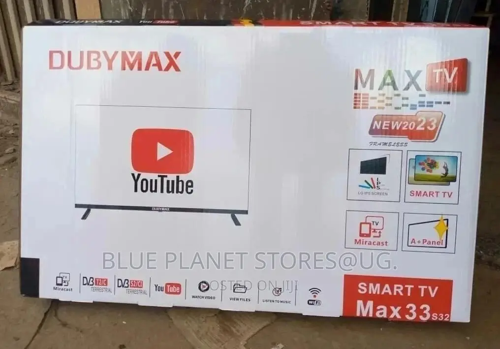 Dubymax 32inch Full Hd Frameless Smart TVS || Max33s32.