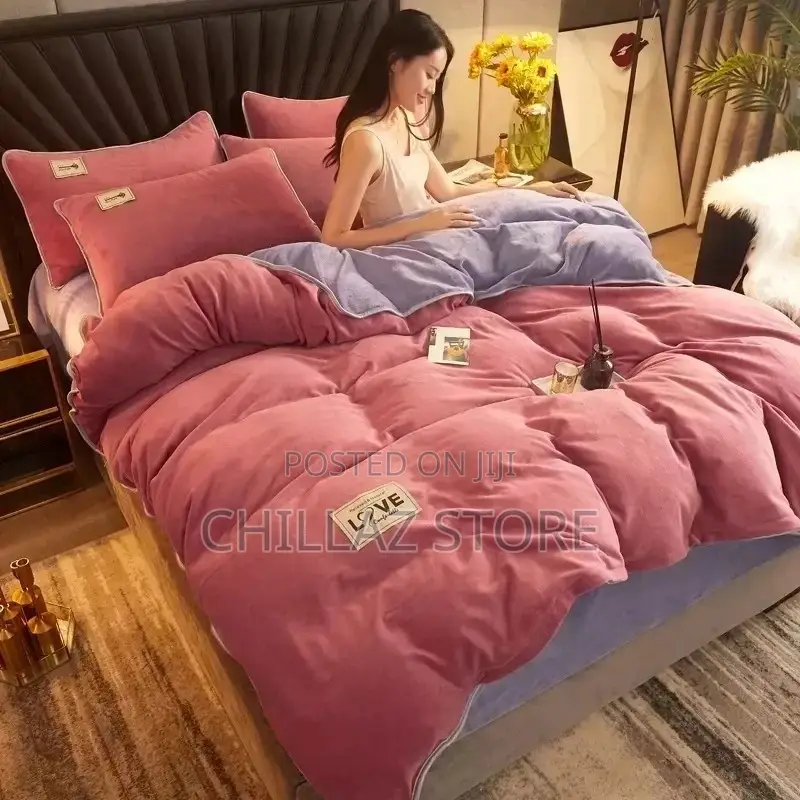Coral Volvet Duvet