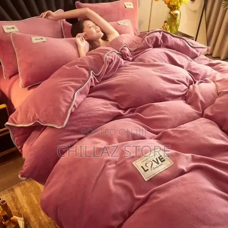 Coral Volvet Duvet