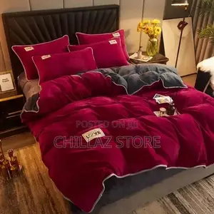 Coral Volvet Duvet