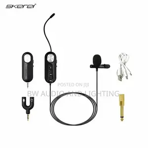 Wireless Clip Microphone for Camera Smartphone
