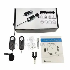 Wireless Clip Microphone for Camera Smartphone