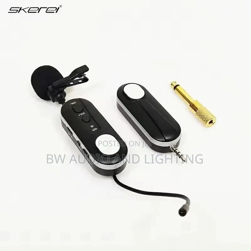 Wireless Clip Microphone for Camera Smartphone