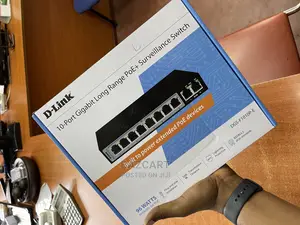 96 Watts 10-port Gigabit Long Range Po+ Surveillance Switch