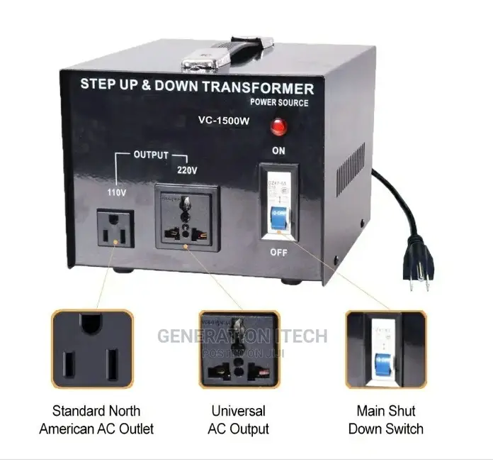 Step Up Down Transformer 1500 W