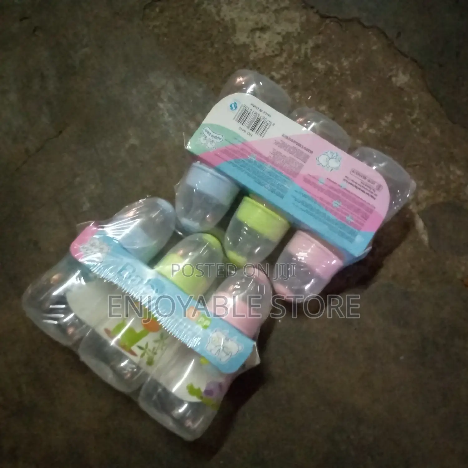 Plastic 6pcs Feeding Bottle