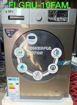 SPJ 10kgs Full Automatic Washing Machines || Front Loader.