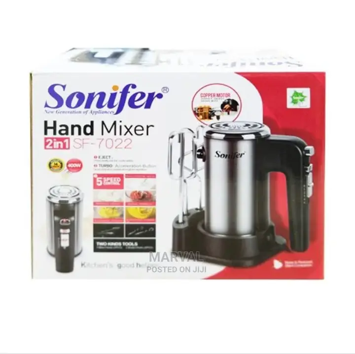 2 in 1 Sonifer Hand Mixer
