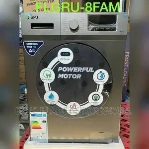 SPJ 8kg Full Auto Washing Machine | Front Loader | FLGR-8FAM