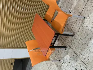 Set of Table and 4 Plastic Chairs