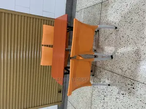 Set of Table and 4 Plastic Chairs