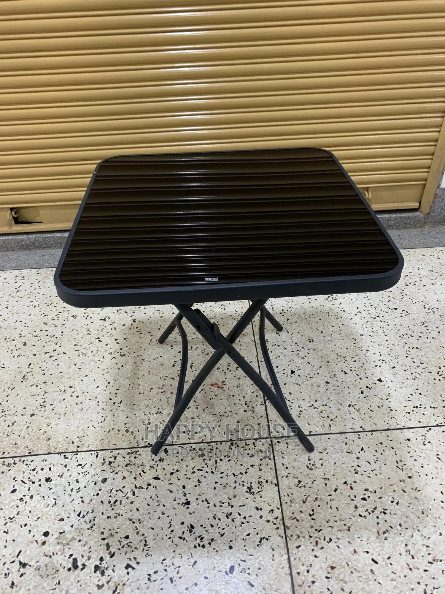 Foldable Glass Foldable Table