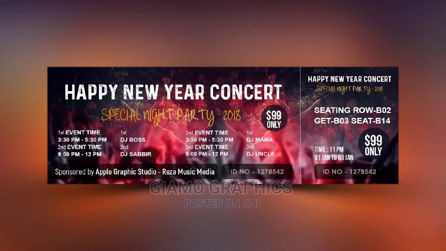 Tickets Printing for Events With Special Markings