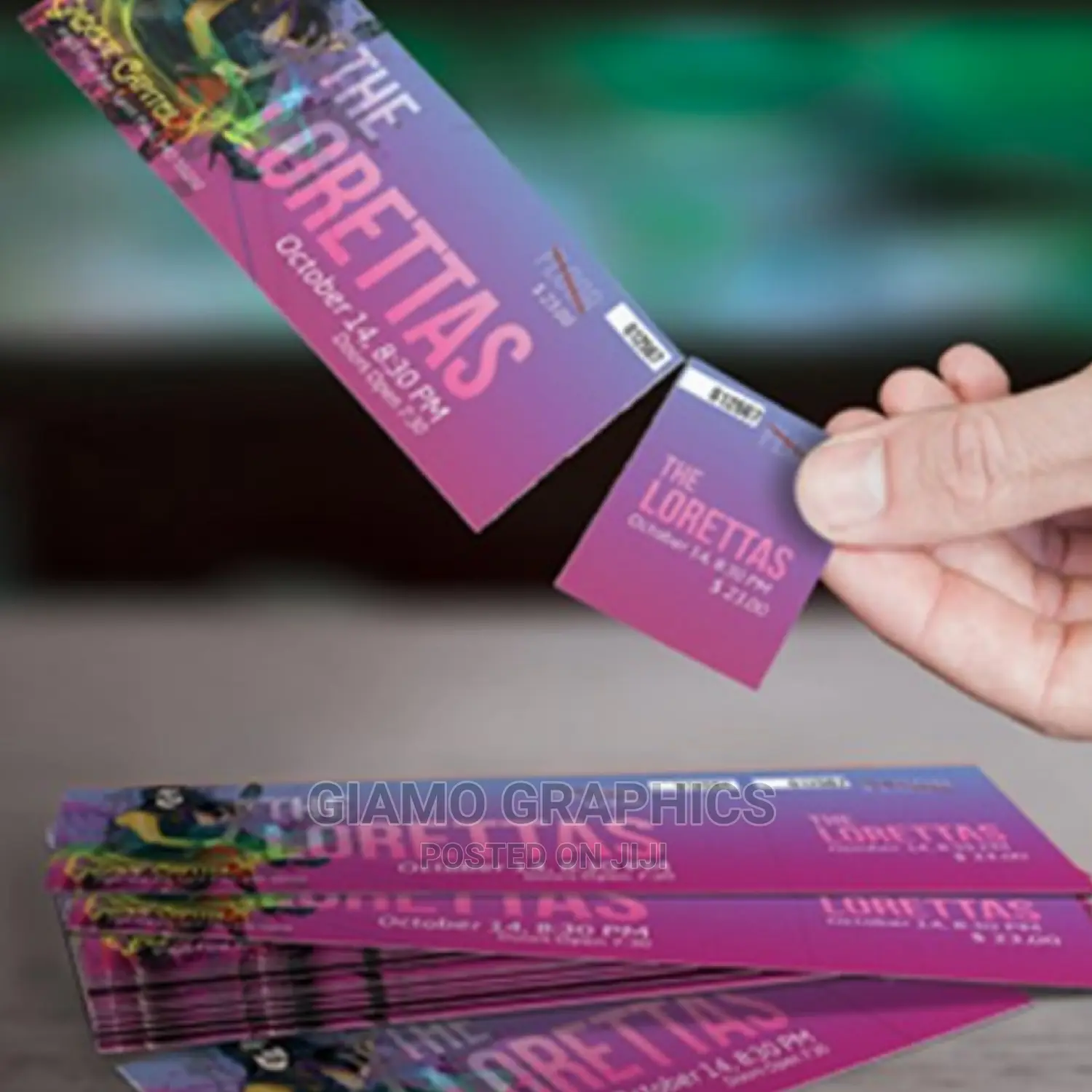 Tickets Printing for Events With Special Markings
